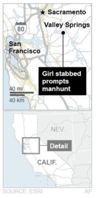 Tense California Town Hunts Man Who Killed Girl, 8