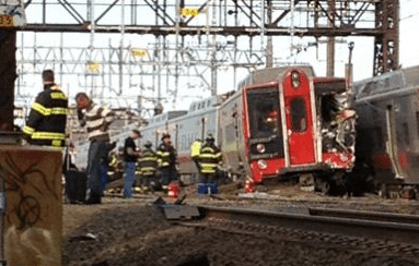 Two Metro-North Trains Collide on the Bridgeport-Fairfield Line