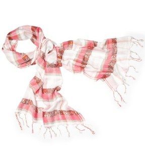pink  loft scarf