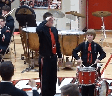 Star Spangled Banner Cymbal Fail Goes Viral