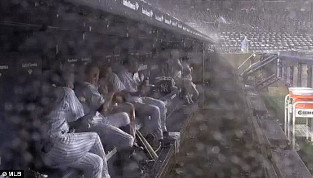 Baseball Macho Men Scared Of A Little Thunder – Video