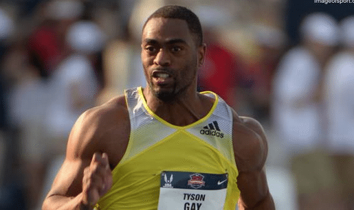 Tyson Gay Tests Positive for Banned Substance