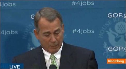 John Boehner – “I just let that s–t roll off my back”