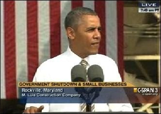 President Obama Slams Republicans on Their Government Shutdown – Video