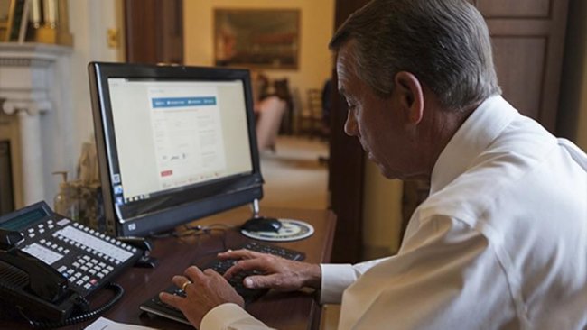 Republican House Speaker John Boehner Successfully Signs Up For ObamaCare