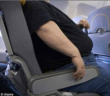 Airline passenger’s complaint about Man The Size of an “infant Hippopotamus” Goes Viral –