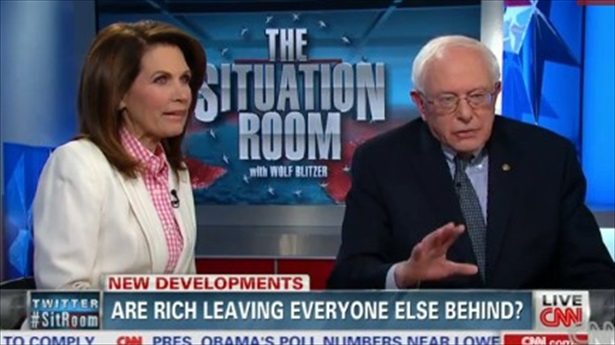 Bernie Sanders Tried To Debate Michele Bachman, But You You Can’t Debate a Brick – Video