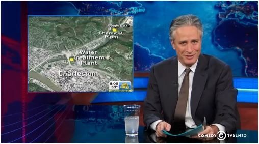 Jon Stewart Takes on Freedom’s Ability to Contaminate Our Waters – Video