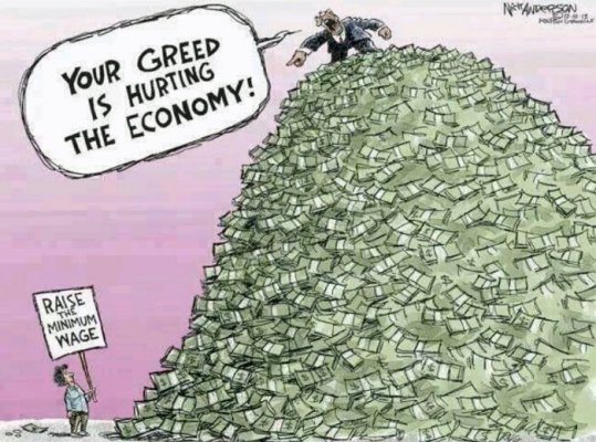 The Rich tells The Poor – Your Greed is Hurting the Economy – PIC