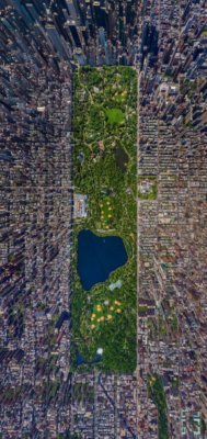 Interesting – Birdseye View of Manhattan New York PIC