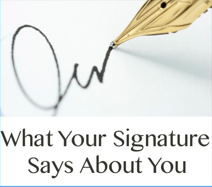 What Your Signature Says About You