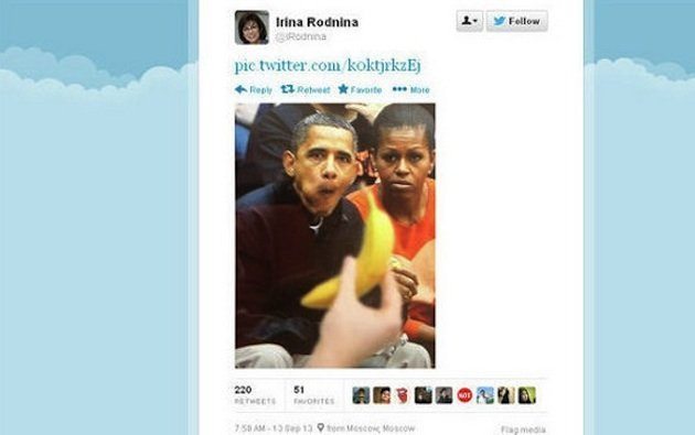 Russia’s Olympic Official Sent Racist Tweet about Obama and First Lady – Tweet