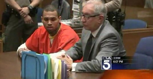 Watch Chris Brown in Court, In His Prison Garb – Video