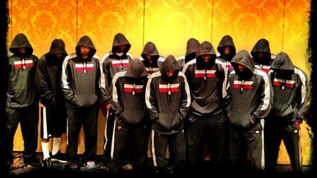Miami Heats in hoodies as tribute to Trayvon Martin