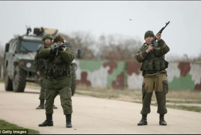 Russia Firing Warning Shots at Ukraine Soldiers
