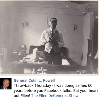Colin Powell Did a Selfie 60 Years Ago – PIC