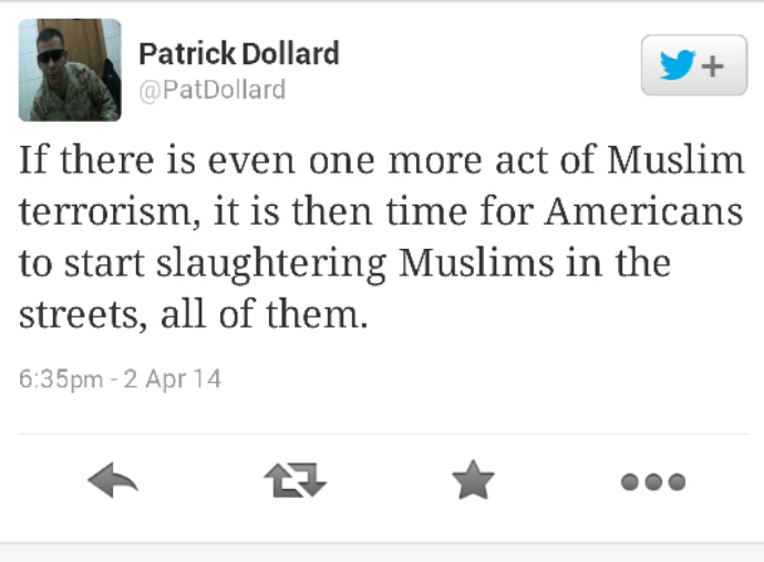 Conservative Calls For “Slaughtering Muslims in the Streets”