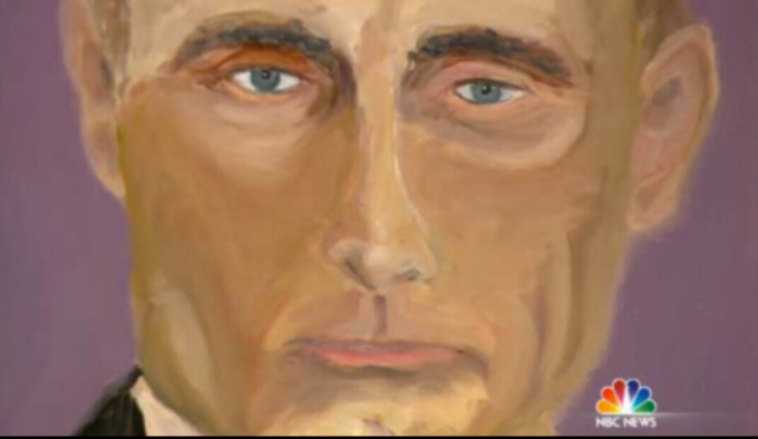 George Bush Paints Portrait of Vladimir Putin – SEE IT