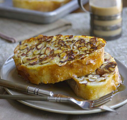 Today’s Recipe – Almond Ciabatta French Toast