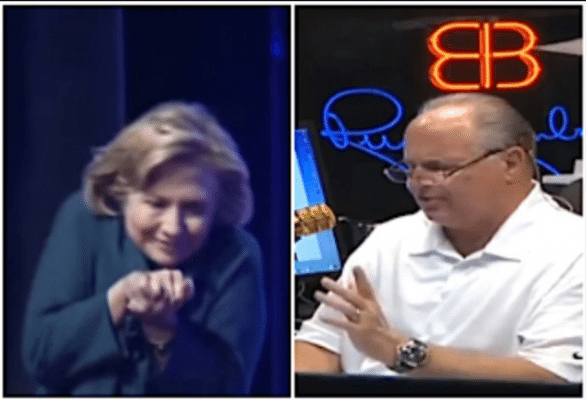 Rush Limbaugh Thinks Hillary Clinton Planned The Shoe Throwing Incident