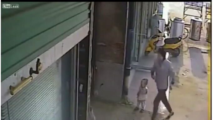 Caught on Video – Man Flings 2 year Old Into The Air – Video