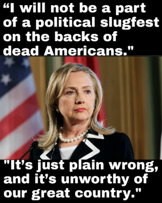 What Is Hillary Clinton Saying About Benghazi? PIC