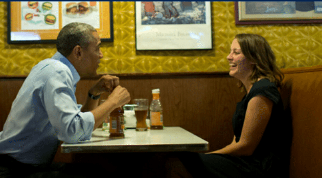 President Obama Spending Time with Rebekah