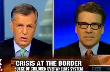 BIG Government Rick Perry Wants The National Guard at The Border – Video