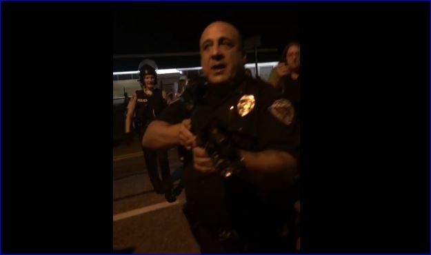 Officer in Ferguson Pointed Semi Automatic Gun at Media – Tells Them “I Will F*cking Kill You!”