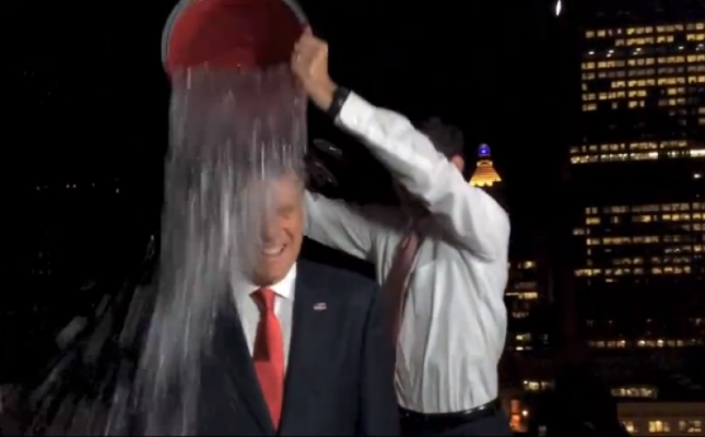 Mitt Romney Takes the Ice Bucket Challenge – Video