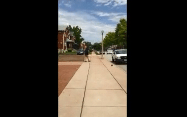 Warning – This Video Shows The Police Shooting of a St. Louis Man