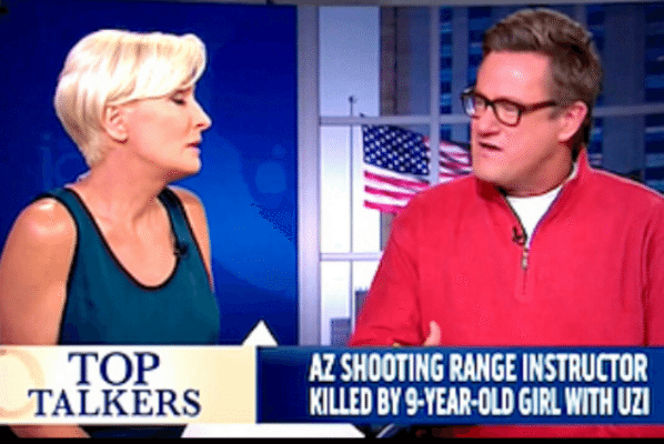 Joe Scarborough Criticizes Decision to Put an Uzi In The Hands of a Nine Year Old