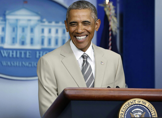 GOP’s ‘TanSuit Gate’ – The President “feels pretty good” About his Wardrobe