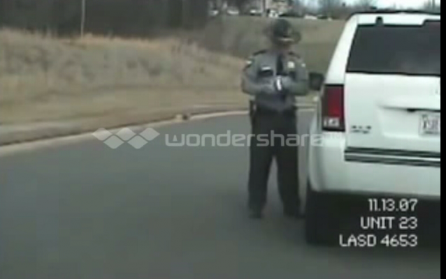 Drunk Cop Pulls Over Suspected Drunk Driver – Video