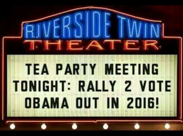 Teaparty Rally To Vote Obama Out in 2016 – PIC