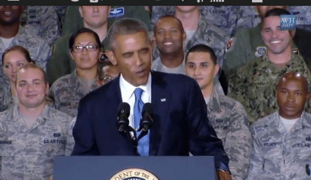 President Obama at McDill – “No American Boots on the Ground” – Video