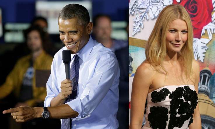 Gwyneth Paltrow to Obama – “You’re so handsome that I can’t speak properly”