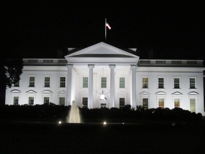 white house dark