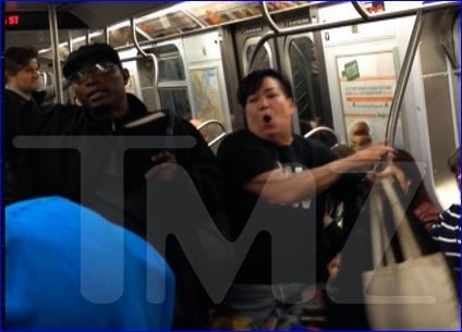 “Orange Is The New Black” Star Shouts Down Subway Preacher – Video