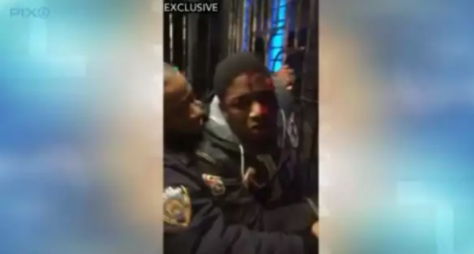 New York Police Cracks Man In The Head for Skipping Train Fare – Video