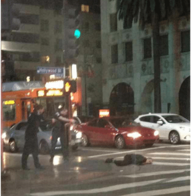 Man Shot By Police in The Heart of Hollywood – PIC