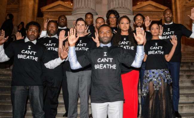Cast of “Selma” Wears “I Can’t breathe” T-Shirt to Movie’s Premier