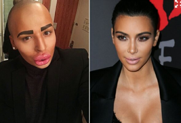 Man Spends $156,000 to Look Like Kim Kardashian – PIC