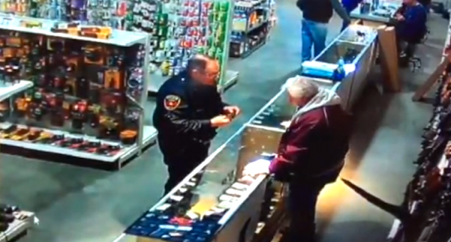 Responsible Police Officer Shoots off His Finger in Responsible Gun Store – Video
