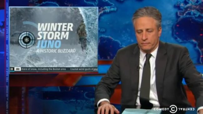 Jon Stewart Takes on Don Lemon and CNN’s “Blizzardmobile” – Video