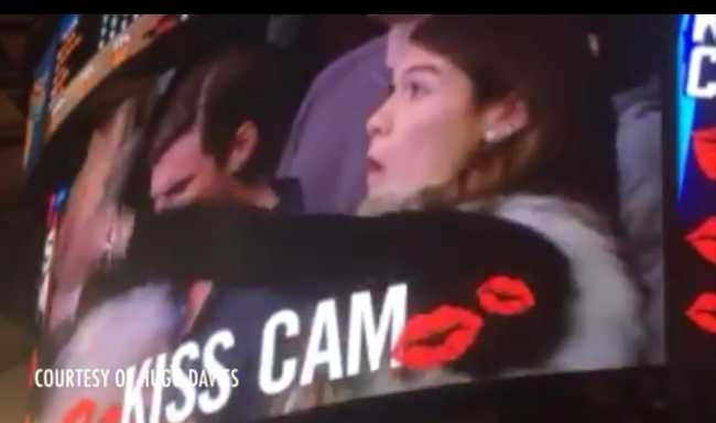 Boyfriend Wouldn’t Kiss on ‘Kiss Cam’ so Girl Kissed Next Dude – Video