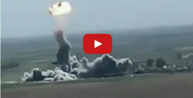 Watch as ISIS Suicide Bomber’s Car Explodes in Midair – Video