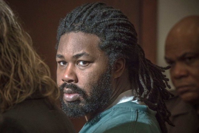 FILE - In this Nov. 14, 2014, file photo, Jesse Matthew Jr. looks toward the gallery while appearing in court in Fairfax, Va. Matthew, accused of abducting and killing University of Virginia student Hannah Graham has been charged with capital murder and a prosecutor said Tuesday, May 5, 2015, she will seek the death penalty if the case goes to trial. (Bill O'Leary/The Washington Post via AP, Pool, File)