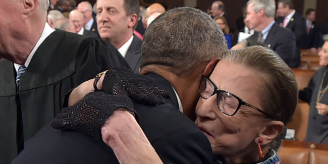 Obama on Justice Ruth Ginsburg – “The toughest justice on the Supreme Court”