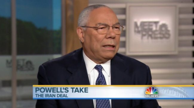 Colin Powell Explains Why The Iran Deal is “a pretty good deal” – Video